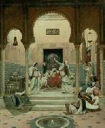 Arab or Arabic people and life. Orientalism oil paintings  326 unknow artist